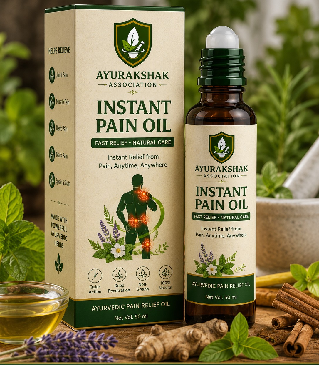 Instant Pain Oil